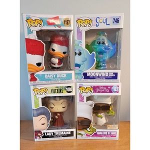 Disney Funko Pop Lot Bundle Of 4